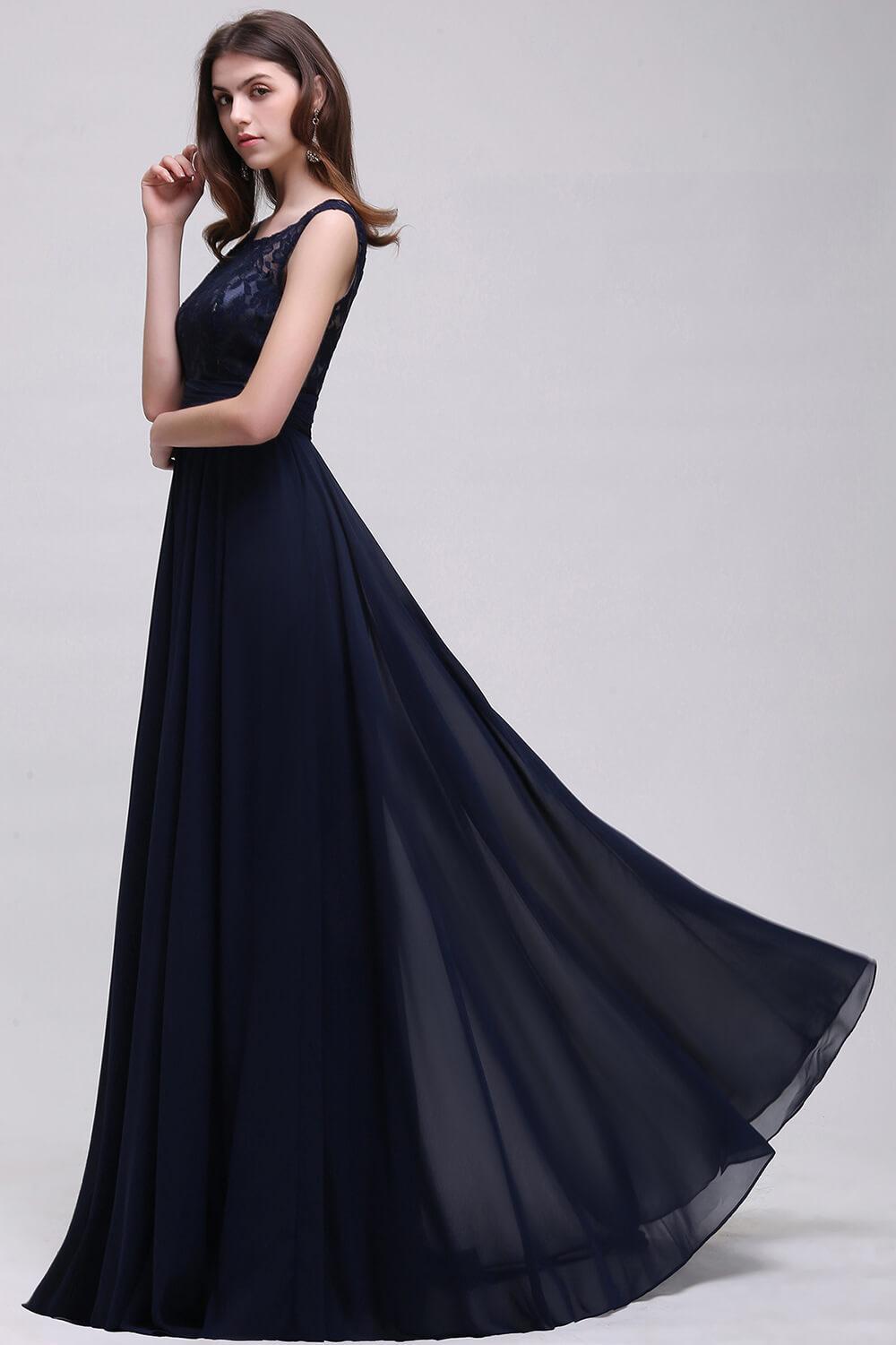 US Warehouse Plus Size Lace Chiffon Evening Dresses 2020 Charming Short Sleeve A Line Prom Party Dresses Boutique Occasion Dresses CPS522