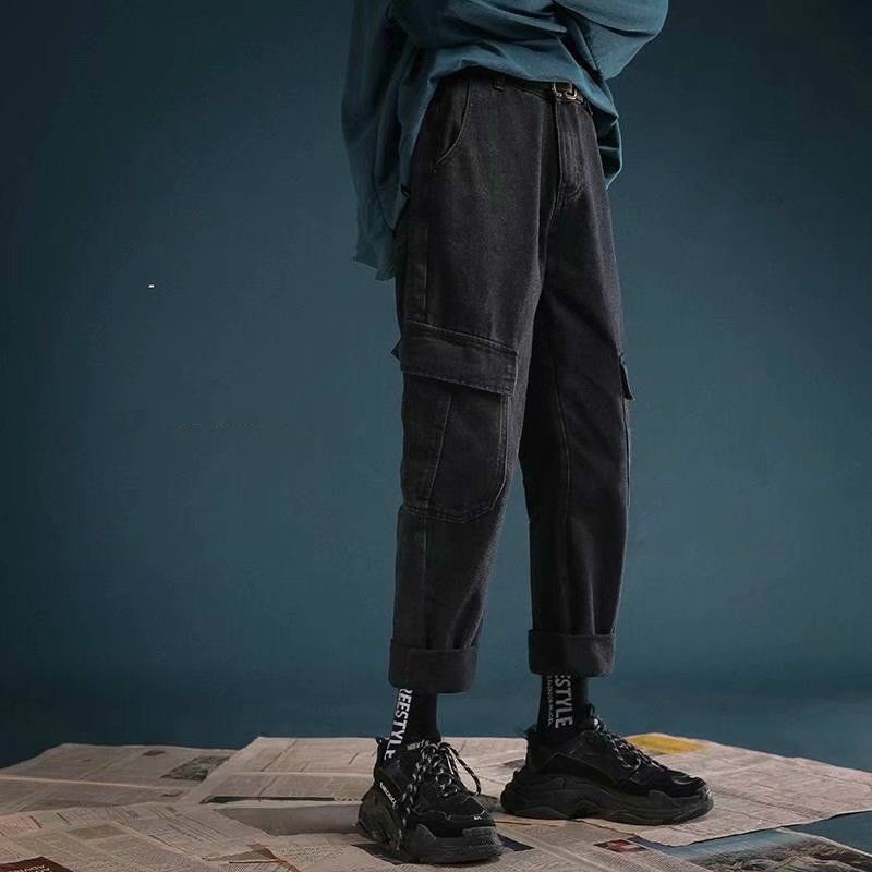 2020 Fashion Men Jeans Pants Loose Fit Retro Blue Classical Harem Pants Male Streetwear Hip Hop Jeans Man Korean Black, 8888
2020 Fashion Men Jeans Pants Loose Fit Retro Blue Classical Harem Pants Male Streetwear Hip Hop Jeans Man Korean Black, 8888