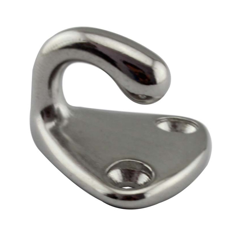 stainless steel coat hook door cloth hanger buckle DIY handmade door hook ship yacht boat hardware