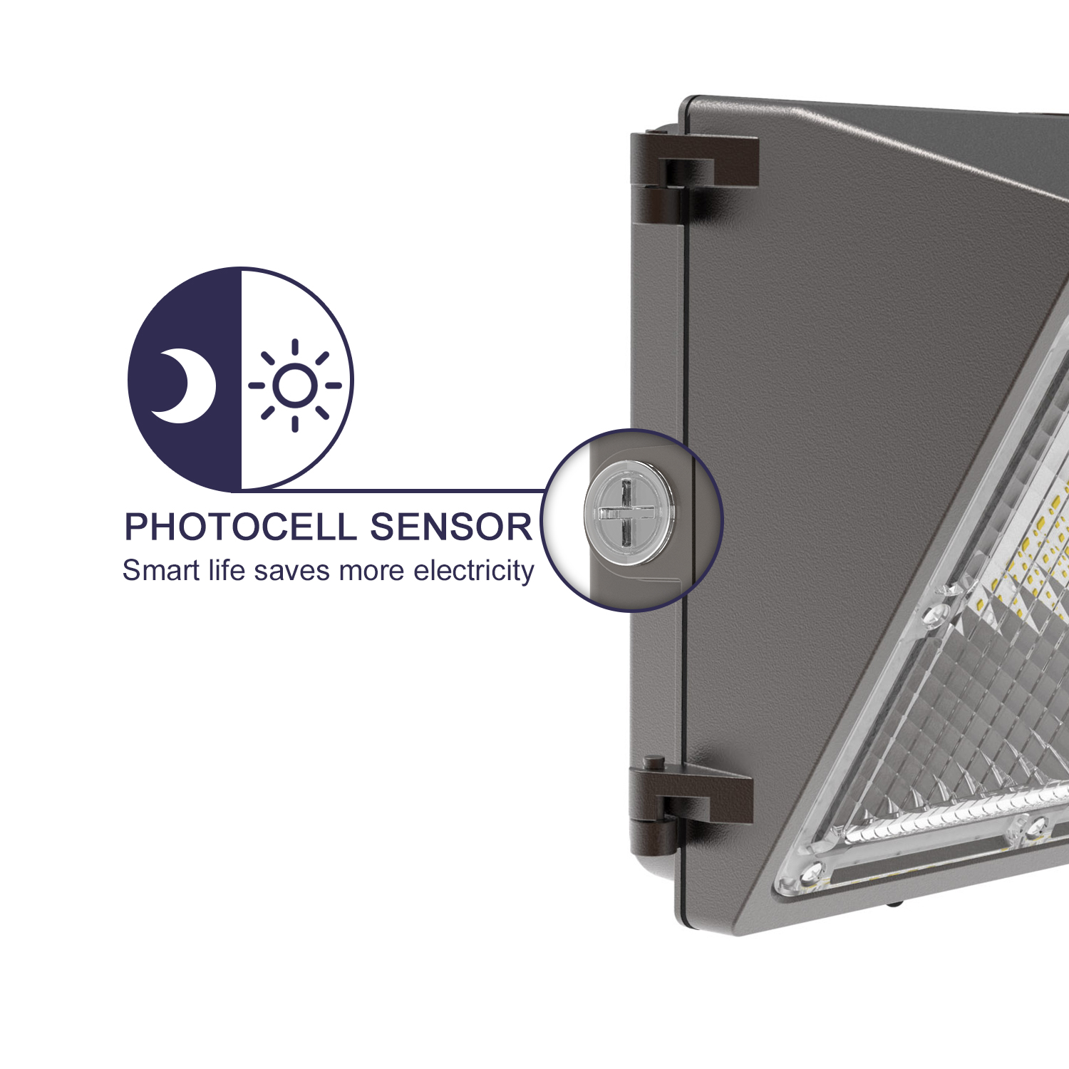 Outdoor LED Wall Lamps 120W Dusk to Dawn Commercial Industrial WallPack Fixture Lighting Daylights 5000K AC90-277V IP65