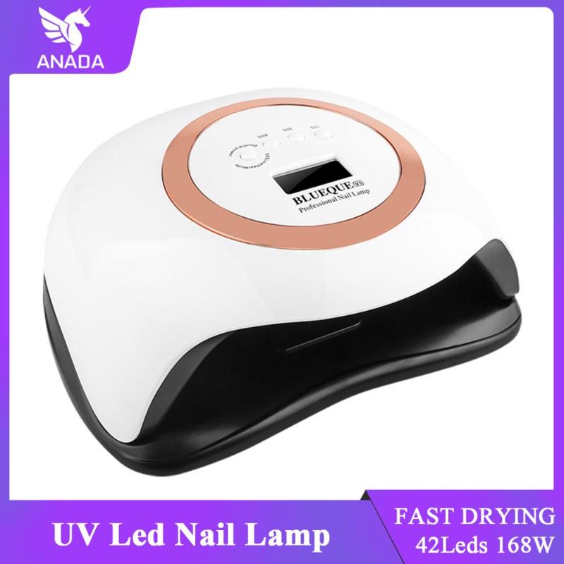 ANADA UV LED Lamp For Nails Dryer 168W Lamp For Manicure Gel Nail Drying UV Light Gel Nails, Us plug blue
ANADA UV LED Lamp For Nails Dryer 168W Lamp For Manicure Gel Nail Drying UV Light Gel Nails, Us plug blue