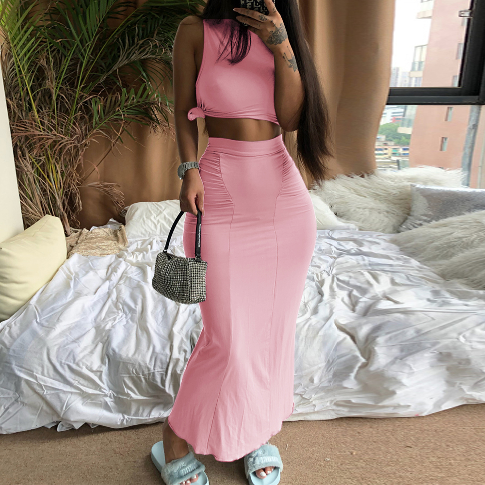 KGFIGU 2019 New Sexy Gray Two Piece Set Women Bandage Tank Tops Slim Elegant DRESS Matching sets Night Club Outfits
KGFIGU 2019 New Sexy Gray Two Piece Set Women Bandage Tank Tops Slim Elegant DRESS Matching sets Night Club Outfits