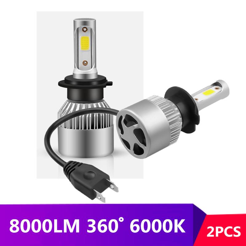 2X 6000K H1 H4 H7 9005 9006 Auto S2 Car Headlight Bulbs 72W 8000LM Car Styling 6500K 4300K 8000K led automotivo
2X 6000K H1 H4 H7 9005 9006 Auto S2 Car Headlight Bulbs 72W 8000LM Car Styling 6500K 4300K 8000K led automotivo