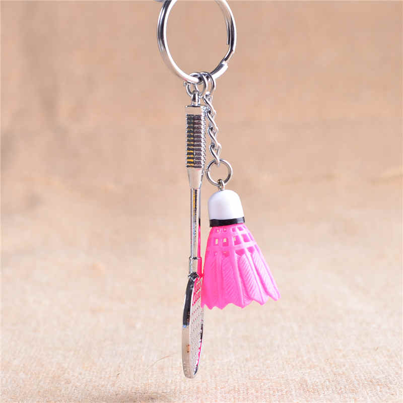 DHL epacket free shipping Gift premium creative new product badminton keychain DMKR173 mix order key chain Keychain Key Rings