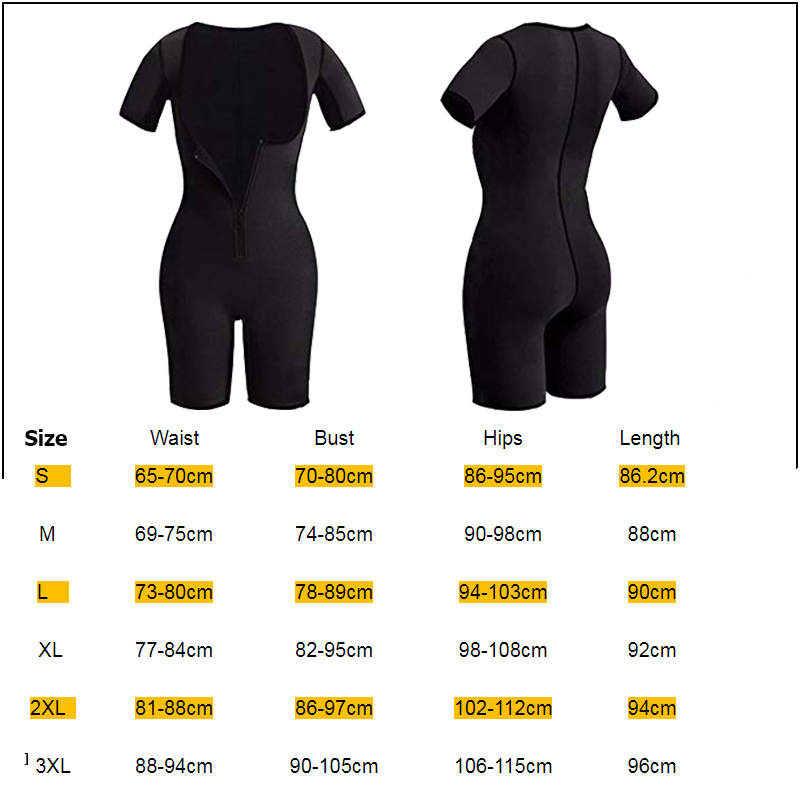 Hot Body Shapers Women's Slimming Shapewear with Zipper Neoprene Sauna Shorts Suit Underbust Bodysuit Leg Fajas Waist Trainer CX200731