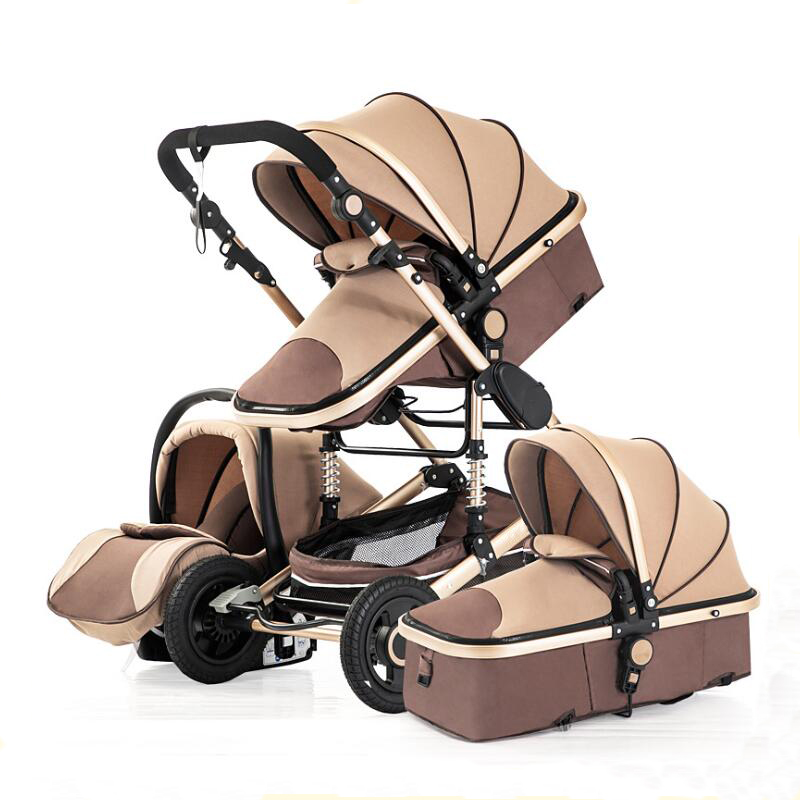 Baby Stroller 3 in 1 Multifunctional Pram for 0-36 Months Buggy Trolley