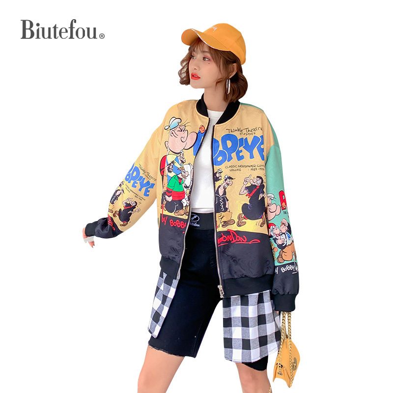 2020 Spring plaid patchwork long jackets fashion cartoon print o-neck women jackets CX200728, Yellow
2020 Spring plaid patchwork long jackets fashion cartoon print o-neck women jackets CX200728, Yellow