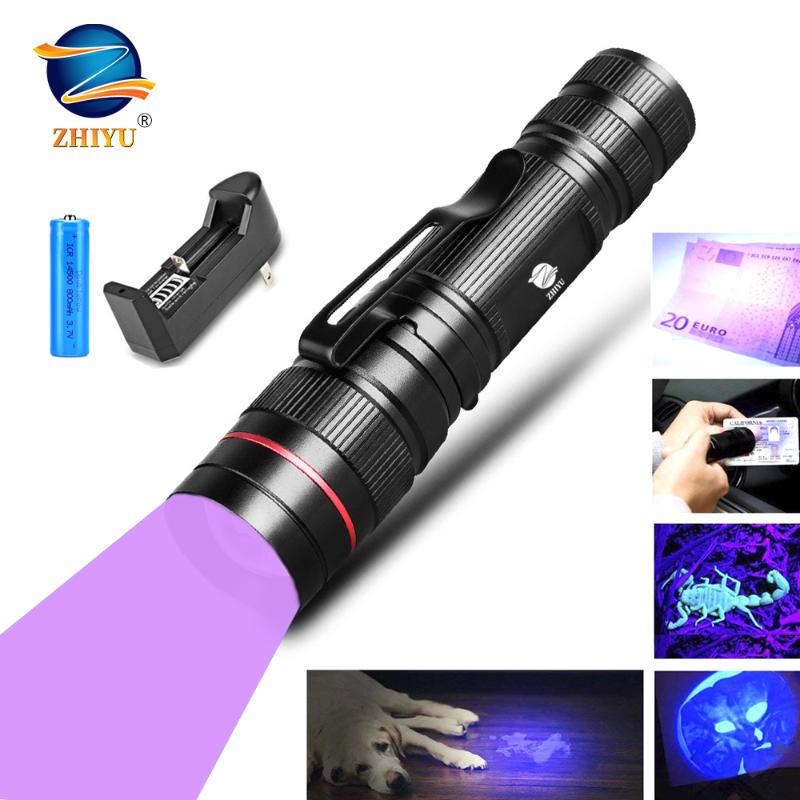 UV395 Ultraviolet Light with Zoom Function Linterna UltraVioleta Pet Urine Stains Detector Scorpion Use 14500 Battery
UV395 Ultraviolet Light with Zoom Function Linterna UltraVioleta Pet Urine Stains Detector Scorpion Use 14500 Battery