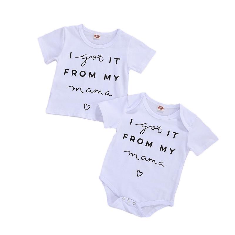 0-6Y Toddler Baby Infant T-shirt/Romper Letter Print Short Sleeve White Tops Cotton Clothes Boys Girls Outfit Jumpsuit, As pic
0-6Y Toddler Baby Infant T-shirt/Romper Letter Print Short Sleeve White Tops Cotton Clothes Boys Girls Outfit Jumpsuit, As pic