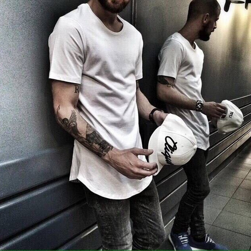 ZSIIBO TX135-C men's T Shirt Extended Round Sweep T-Shirt Curved Hem Long line Tops Hip Hop Urban Blank Streetwear, Grey
ZSIIBO TX135-C men's T Shirt Extended Round Sweep T-Shirt Curved Hem Long line Tops Hip Hop Urban Blank Streetwear, Grey