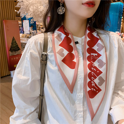 2020 new ins ribbon soft love scarves Korean female wild reed multi-functional small decorative women skinny scarf
2020 new ins ribbon soft love scarves Korean female wild reed multi-functional small decorative women skinny scarf