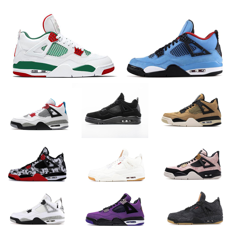 New 4s Mens Basketball Shoes UNC White Cement Rasta Retroes Sneakers Jumpman 4 Loyal Blue Mushroom Trainers Cool Grey shoes, Color 78(41-47)
New 4s Mens Basketball Shoes UNC White Cement Rasta Retroes Sneakers Jumpman 4 Loyal Blue Mushroom Trainers Cool Grey shoes, Color 78(41-47)