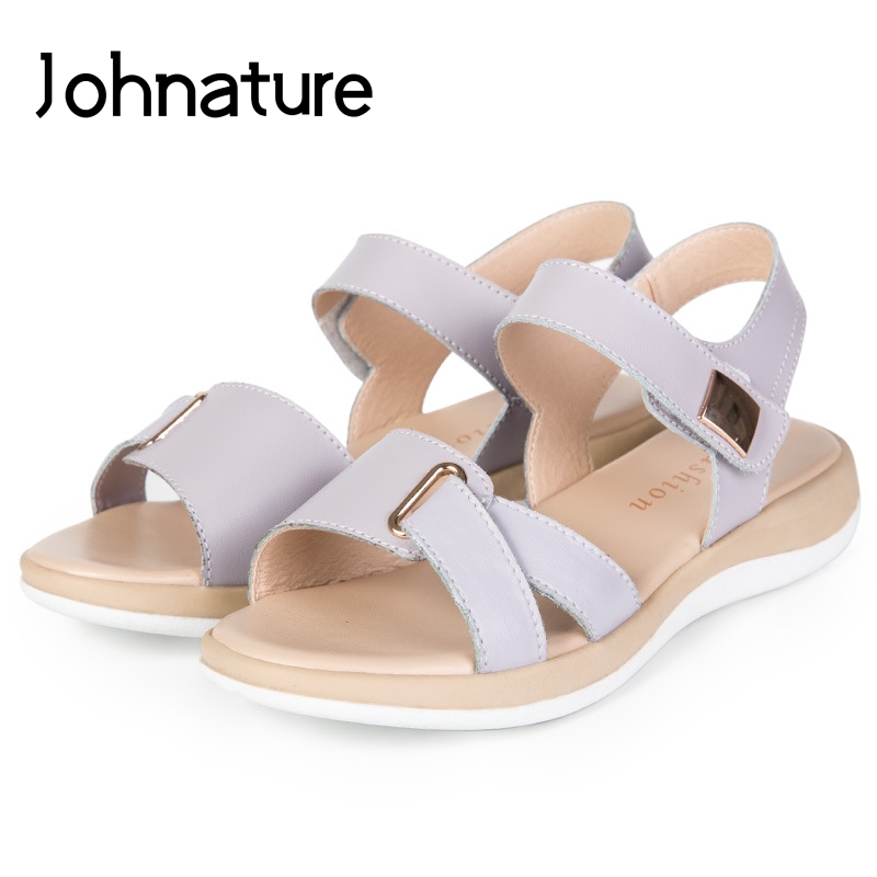 Johnature 2020 New Summer Casual Bling Hollow Breathable Genuine Leather Women Platform Sandals Wedges Casual Shoes Med Heels, Lavender
Johnature 2020 New Summer Casual Bling Hollow Breathable Genuine Leather Women Platform Sandals Wedges Casual Shoes Med Heels, Lavender