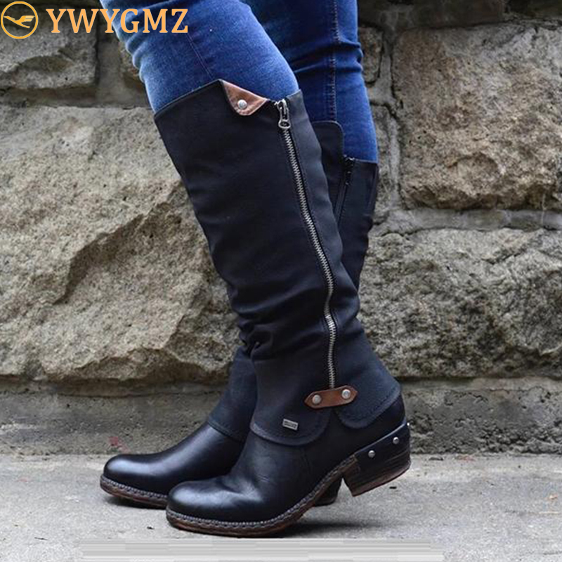 Women Cowboy Knee Boots Punk Boots Western Arch Support Winter Warm Shoes Low Thick Heel Side Zippper Booties Long Shoe Winter, Gray
Women Cowboy Knee Boots Punk Boots Western Arch Support Winter Warm Shoes Low Thick Heel Side Zippper Booties Long Shoe Winter, Gray