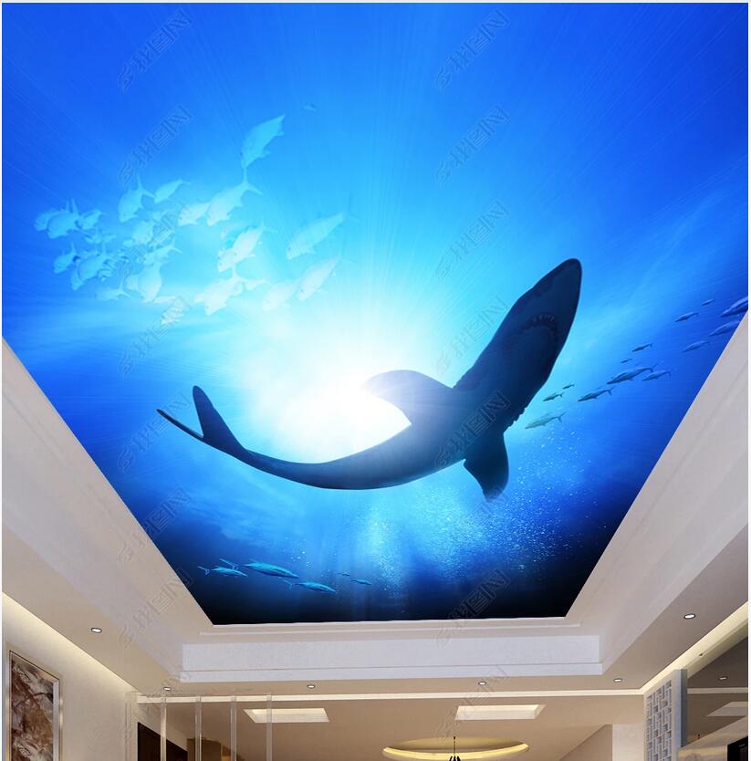 3d ceiling murals wallpaper custom photo Ocean World Shark Living Room Bedroom Ceiling Mural wall papers home decor wallpaper for walls 3 d, Non-woven
3d ceiling murals wallpaper custom photo Ocean World Shark Living Room Bedroom Ceiling Mural wall papers home decor wallpaper for walls 3 d, Non-woven