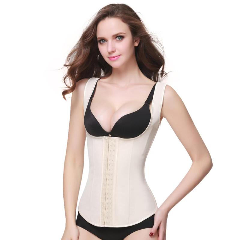 Women' Latex Sport Waist Cincher Full Breast Corset Training Corsage with Straps Tailenmider Top, Beige
Women' Latex Sport Waist Cincher Full Breast Corset Training Corsage with Straps Tailenmider Top, Beige