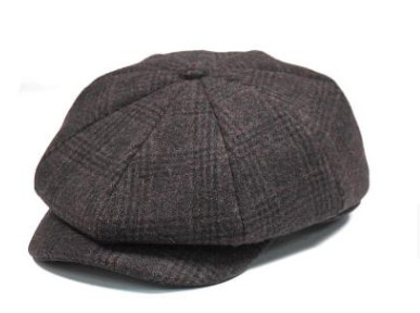 BOTVELA Wool Tweed Newsboy Cap Herringbone Men Women Classic Retro Hat with Soft Lining Driver Cap Black Brown Green 005 T200104