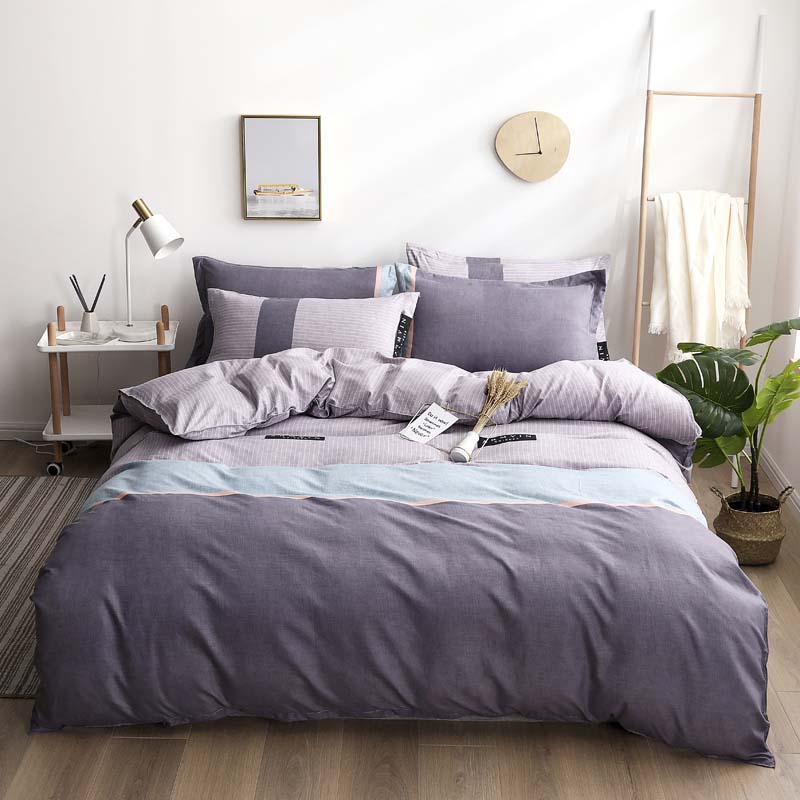 Classic Grid Bedding Set Quilt Cover Pillowcase Duvet Cover Sets Gray King Queen Double Single Full Size Bed Linens Home Textile, Mandiao
Classic Grid Bedding Set Quilt Cover Pillowcase Duvet Cover Sets Gray King Queen Double Single Full Size Bed Linens Home Textile, Mandiao