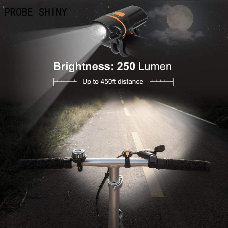 PROBE SHINY Bicycle Light High Light T6 Led Cycling Bike Lamp Bicycle Head Waterproof High Quality A711
PROBE SHINY Bicycle Light High Light T6 Led Cycling Bike Lamp Bicycle Head Waterproof High Quality A711