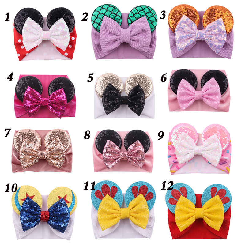 2020 Baby Velvet Hair Belt Solid Color Hairpin Baby Sequin Glitter Big Bow Clips Mouse Ear Wide Boutique Headband Baby Girl Hair Accessories, As picture
2020 Baby Velvet Hair Belt Solid Color Hairpin Baby Sequin Glitter Big Bow Clips Mouse Ear Wide Boutique Headband Baby Girl Hair Accessories, As picture