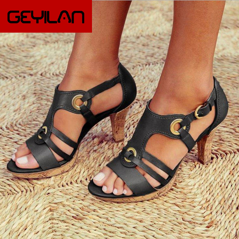 New Style Elegant Strap Sandals Women 2020 Sandals Female Bohemian Style Summer Fashion High Heels Women's Shoes Footwea, Black
New Style Elegant Strap Sandals Women 2020 Sandals Female Bohemian Style Summer Fashion High Heels Women's Shoes Footwea, Black