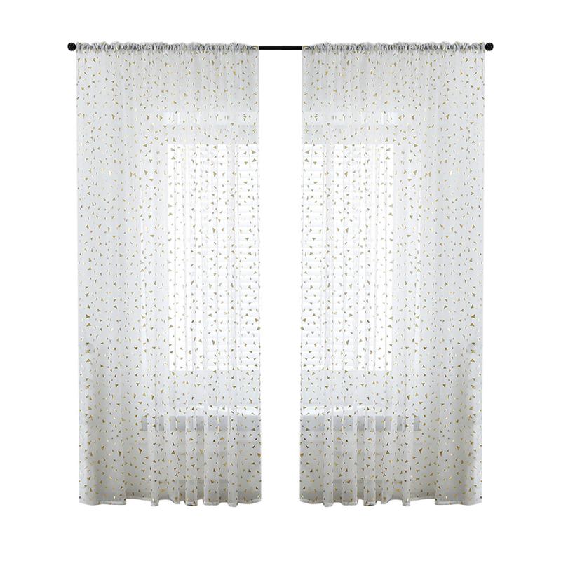 Bedroom Romantic Privacy Protection Easy Install Living Room Gold Foil Summery Home Decor Metallic Window Curtain See Through
Bedroom Romantic Privacy Protection Easy Install Living Room Gold Foil Summery Home Decor Metallic Window Curtain See Through