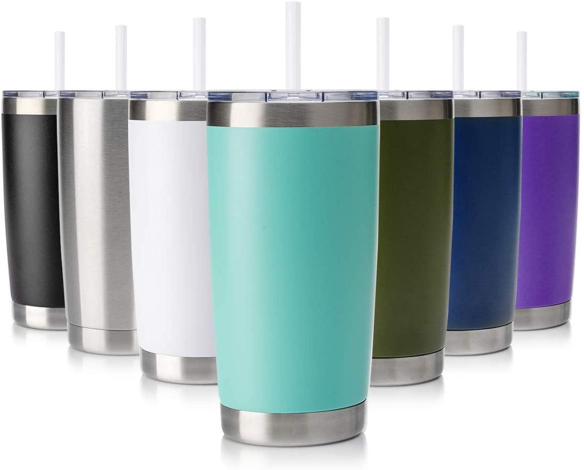 20oz Tumbler with Lid Stainless Steel Vacuum Insulated Coffee Tumbler Cup Double Wall Powder Coated Travel Mug, As pic
20oz Tumbler with Lid Stainless Steel Vacuum Insulated Coffee Tumbler Cup Double Wall Powder Coated Travel Mug, As pic