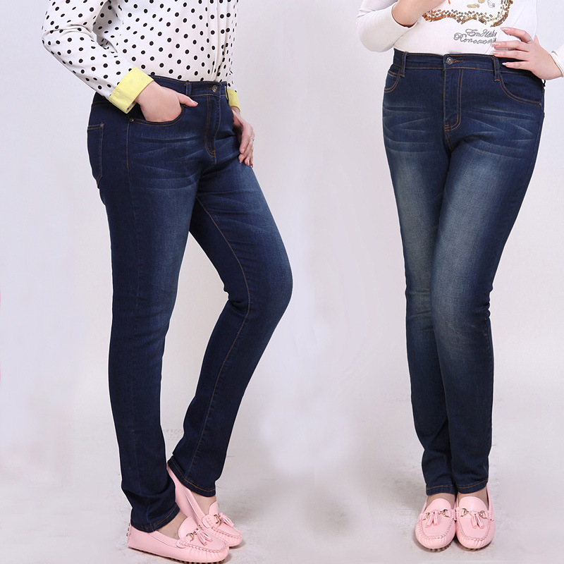 New Arrival Spring Autumn Style Pants Women Jeans Plus Size 42 High Waist women's trousers, Blue
New Arrival Spring Autumn Style Pants Women Jeans Plus Size 42 High Waist women's trousers, Blue