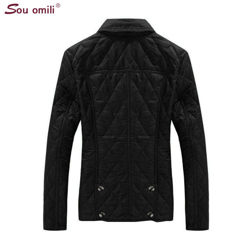 Quilted Cottonpadded Jacket Women Black Lozenge Winter Jacket Plus size Coat femininas chaqueta Pockets Outerwear T200212