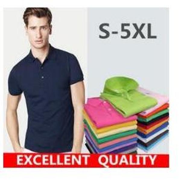 hot sales Mens Top Crocodile Embroidery Polo Shirt Short-Sleeve Solid Polo shirt Men Polo Homme Slim Men Clothing Camisas Polos Shirt S-6XL