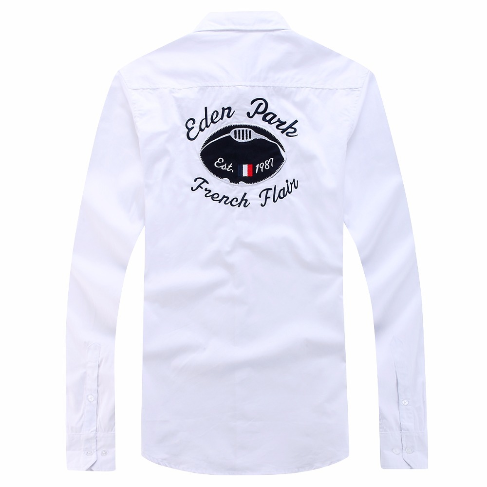 french brand design shirts men's eden park brand classic solid long sleeve casual shirt cotton camisa masculina homme 3xl CX200801, White
french brand design shirts men's eden park brand classic solid long sleeve casual shirt cotton camisa masculina homme 3xl CX200801, White