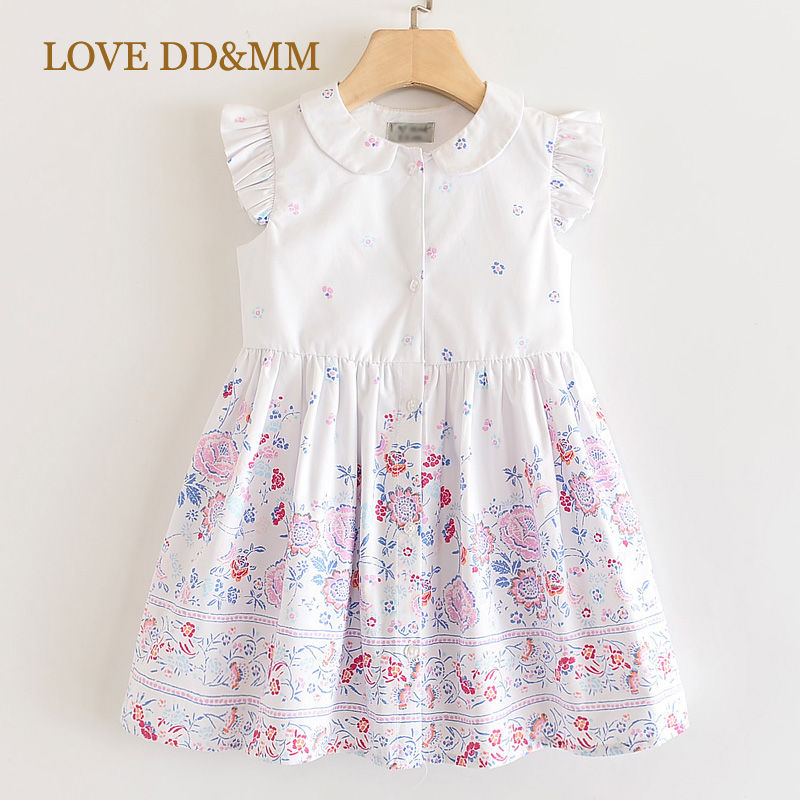 LOVE DD&MM Girls Dresses 2020 New Children's Wear Girls Sweet Flower Print Kids Dresses For Clothing Costume, White 
LOVE DD&MM Girls Dresses 2020 New Children's Wear Girls Sweet Flower Print Kids Dresses For Clothing Costume, White