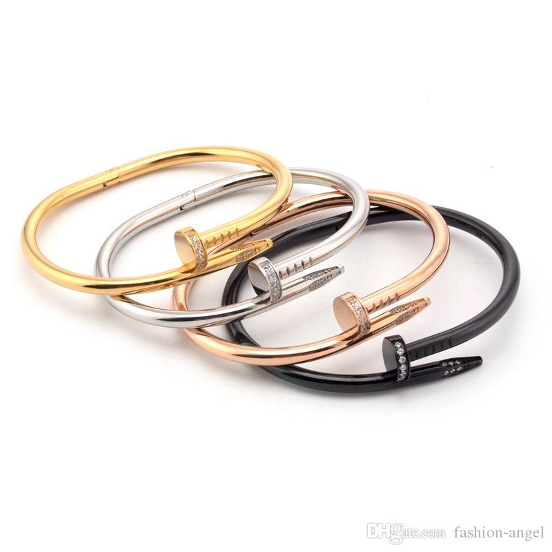 H145 Valentine's day gift 316L stainless steel bangles couple bangles lovers' gift open bangle rehinestone bangles crystal bangle nail
H145 Valentine's day gift 316L stainless steel bangles couple bangles lovers' gift open bangle rehinestone bangles crystal bangle nail