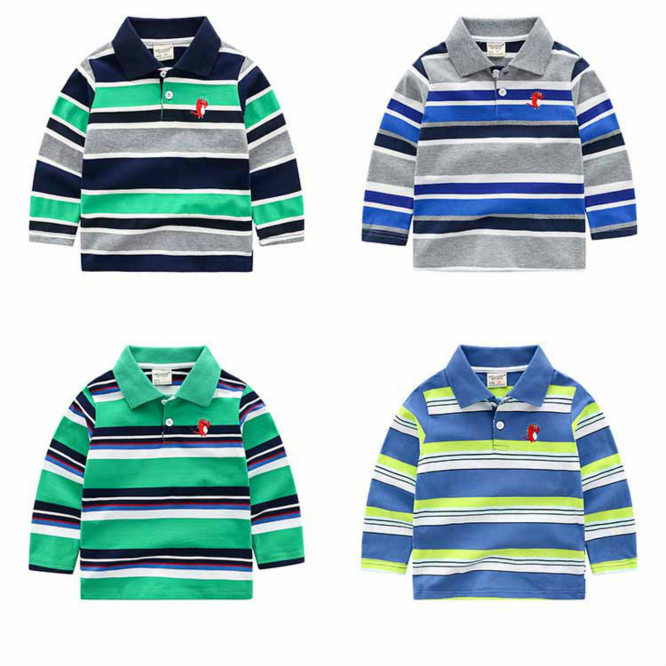 Boys Designer Long Sleeved Tshirts Fashion 2020 New Arrival Striped Polo Shirts Kids Designer Clothes Boys Pullever Classic Tops New, Style1
Boys Designer Long Sleeved Tshirts Fashion 2020 New Arrival Striped Polo Shirts Kids Designer Clothes Boys Pullever Classic Tops New, Style1