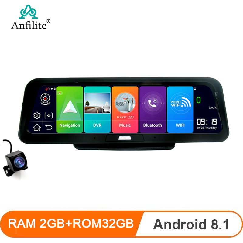 Anfilite 10" Android 8.1 ADAS 4G 2GB+32GB GPS navigation 1080P dash cam camera Dual Lens car video Recorder Night Vision car dvr
Anfilite 10" Android 8.1 ADAS 4G 2GB+32GB GPS navigation 1080P dash cam camera Dual Lens car video Recorder Night Vision car dvr