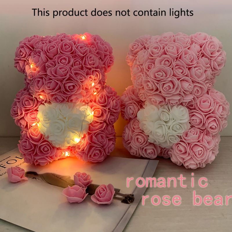 Romantic Gift Bear of Roses Artificial Flowers Home Festival DIY Wedding Decoration Gift Box Wreath Crafts Christmas, 20
Romantic Gift Bear of Roses Artificial Flowers Home Festival DIY Wedding Decoration Gift Box Wreath Crafts Christmas, 20