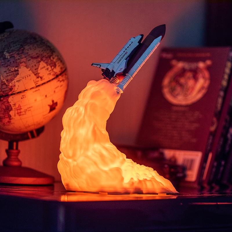 3D Print Space Shuttle Lamp Night Light for Space Fans Moon Lamp Rocket Lamp As Room Decoration
3D Print Space Shuttle Lamp Night Light for Space Fans Moon Lamp Rocket Lamp As Room Decoration