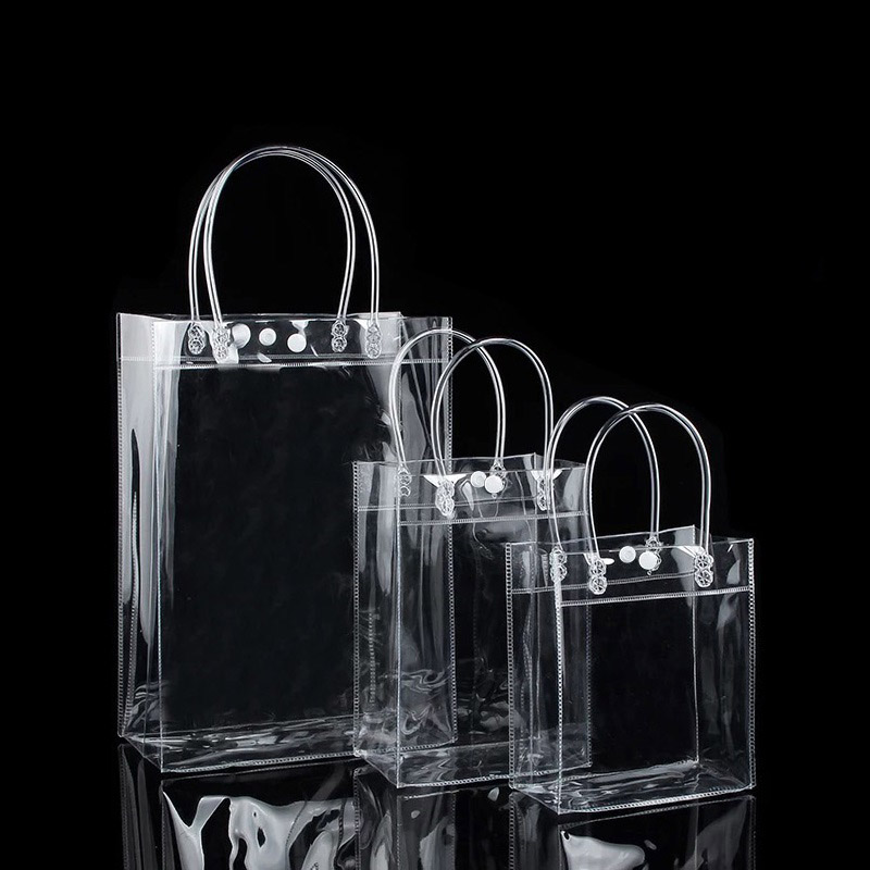 12 Sizes PVC plastic gift bags with handles plastic wine packaging bags clear handbag party favors bag PVC transparent
12 Sizes PVC plastic gift bags with handles plastic wine packaging bags clear handbag party favors bag PVC transparent