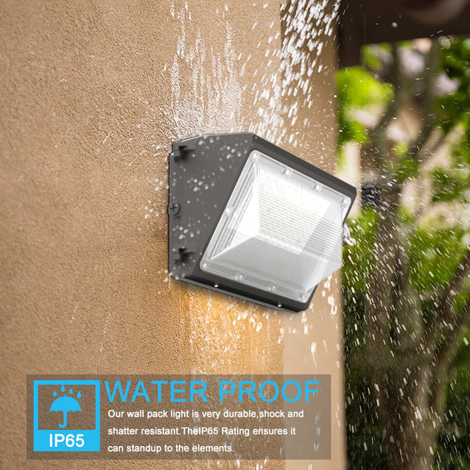 Outdoor LED Wall Lamps 120W Dusk to Dawn Commercial Industrial WallPack Fixture Lighting Daylights 5000K AC90-277V IP65