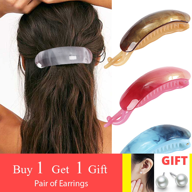 Haimeikang New Fashion Girls Hairpin Hair Crab Clamp Claw Plastic Hair Clips for Women for Women Accessories
Haimeikang New Fashion Girls Hairpin Hair Crab Clamp Claw Plastic Hair Clips for Women for Women Accessories