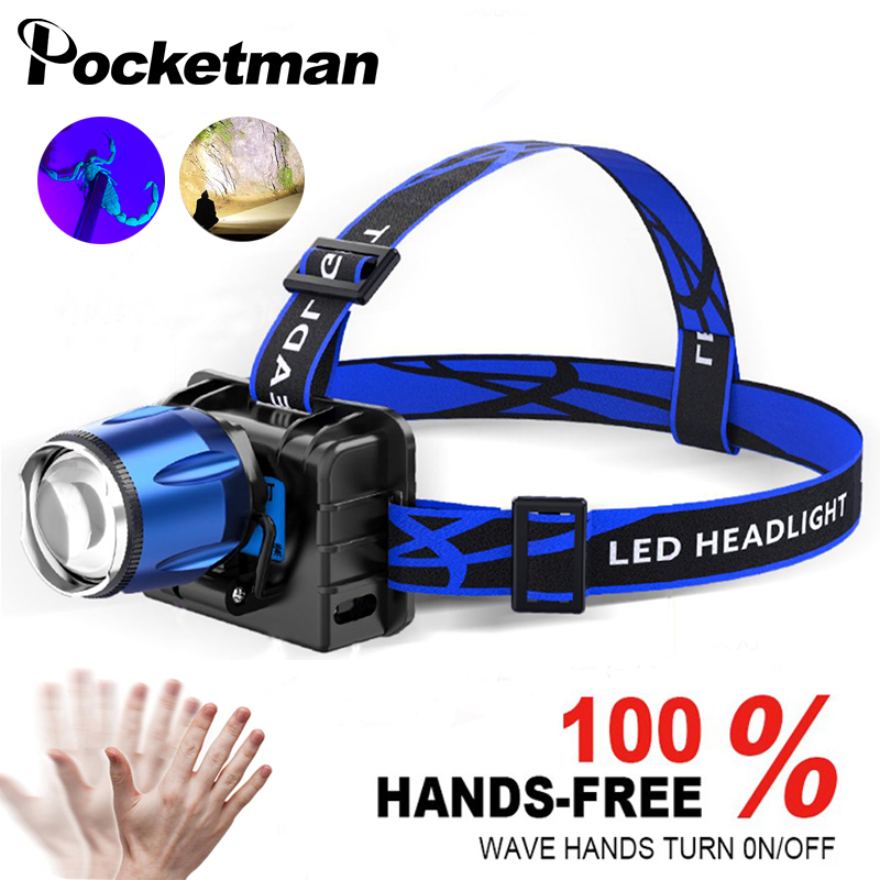 6000LM Dual light source UV LED Purple Headlamp White Headlight Torch USB Rechargeable Head Torch Searching FISHING camping
6000LM Dual light source UV LED Purple Headlamp White Headlight Torch USB Rechargeable Head Torch Searching FISHING camping