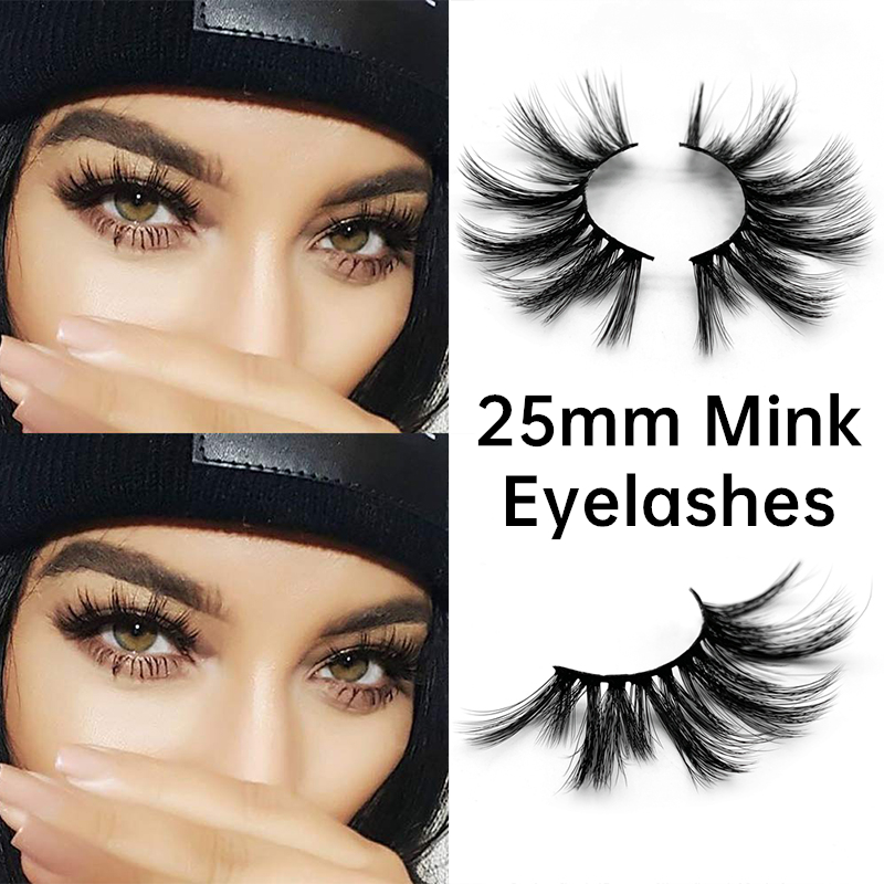 25 mm 3D Faux mink eyelashes high quality handmade natural long fluffy false eyelashes mink lashes extension beauty makeup tools
25 mm 3D Faux mink eyelashes high quality handmade natural long fluffy false eyelashes mink lashes extension beauty makeup tools