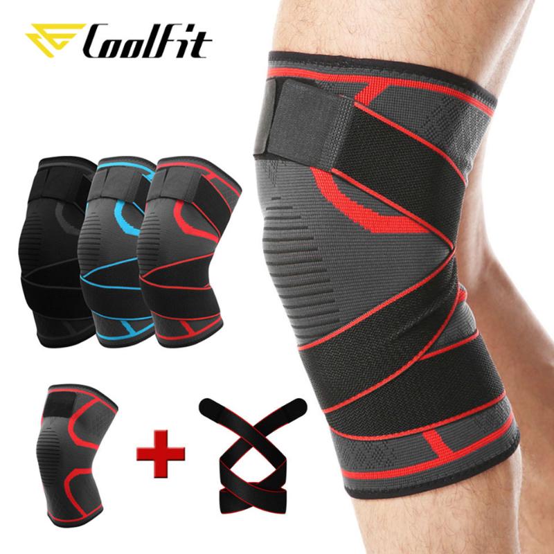 CoolFit 1PCS Sports Knee Support Adjustable Knee Brace Pads Fitness Sports Protector Bandage with Strap Sleeve, Black
CoolFit 1PCS Sports Knee Support Adjustable Knee Brace Pads Fitness Sports Protector Bandage with Strap Sleeve, Black