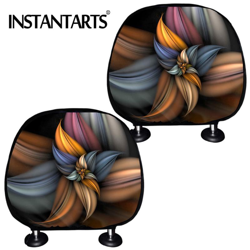 INSTANTARTS Art Flower Fashionable Design Car Neck Seat Cover Headrest Accessories 2Pcs/Set Rest Cushion Cover Protective Case 
INSTANTARTS Art Flower Fashionable Design Car Neck Seat Cover Headrest Accessories 2Pcs/Set Rest Cushion Cover Protective Case