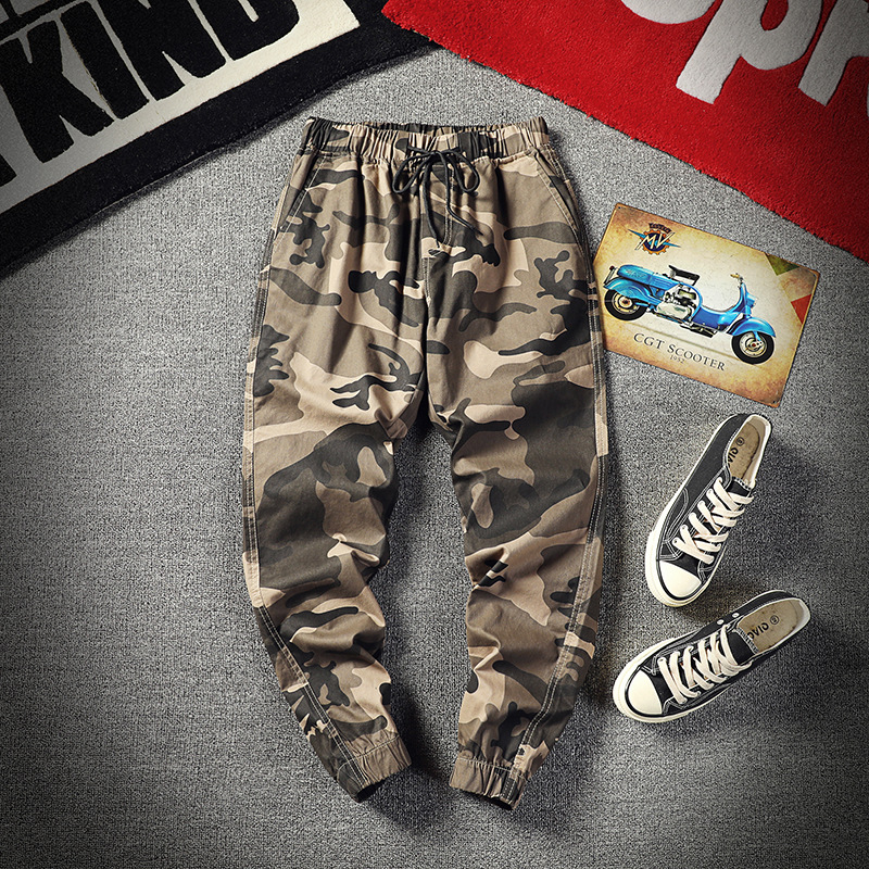 Men Spring Summer Fashion Camouflage Couple BF Style Ankle Length Pencil Pant Male Hip Hop Cargo Safari Chic Streetwear, Khaki
Men Spring Summer Fashion Camouflage Couple BF Style Ankle Length Pencil Pant Male Hip Hop Cargo Safari Chic Streetwear, Khaki