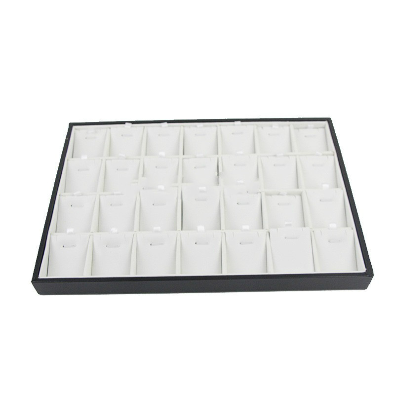 Jewelry Display Tray Necklace Holder Pendant Storage Box Ring Earring Case Bracelet Organizer Bangle Showcase 24 lattice MJ711
Jewelry Display Tray Necklace Holder Pendant Storage Box Ring Earring Case Bracelet Organizer Bangle Showcase 24 lattice MJ711