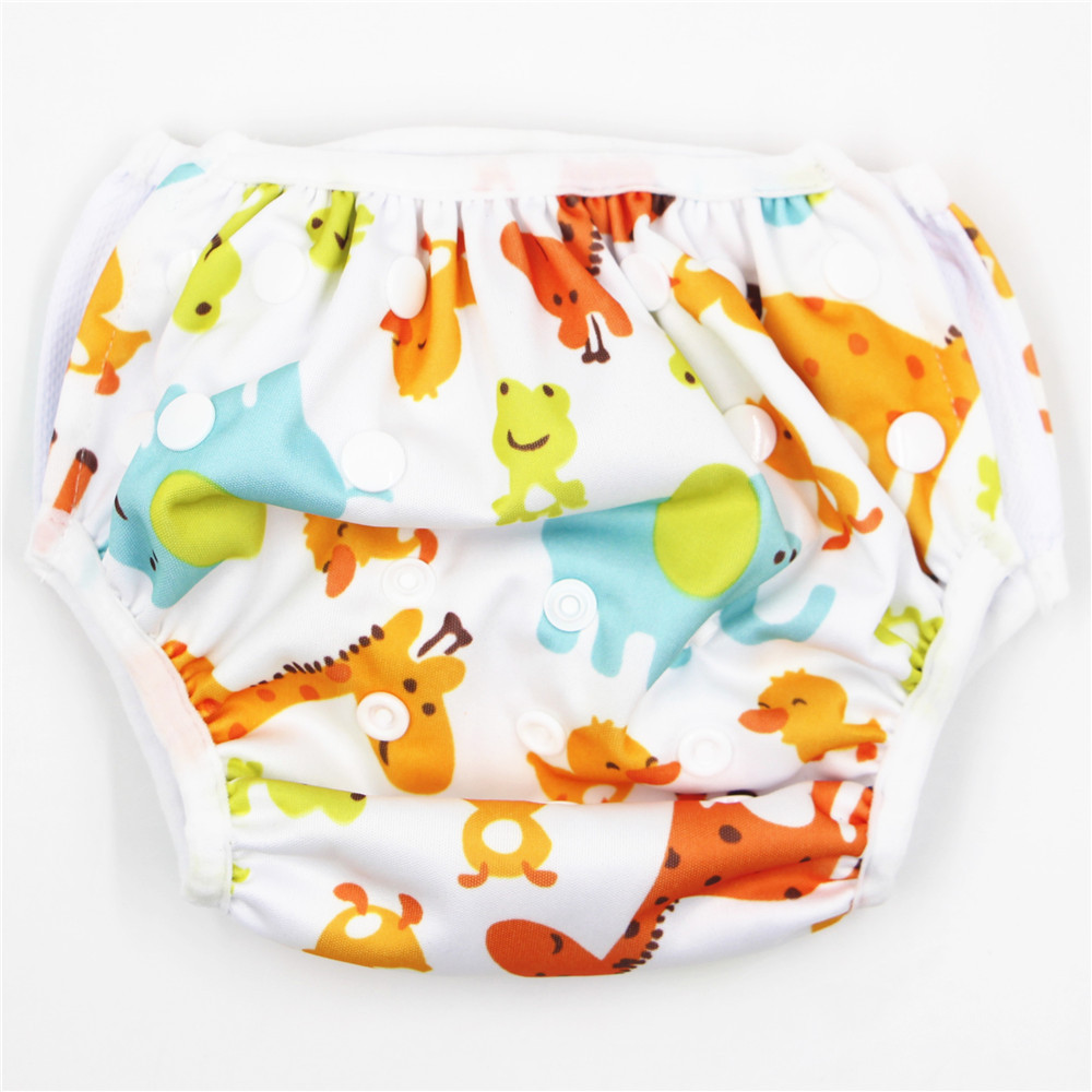 0-3Y Baby Leakproof Swim Diaper Adjustable Pool Pant Cloth Diaper Baby Reusable And Washable Pool Diaper 40 Color M051A