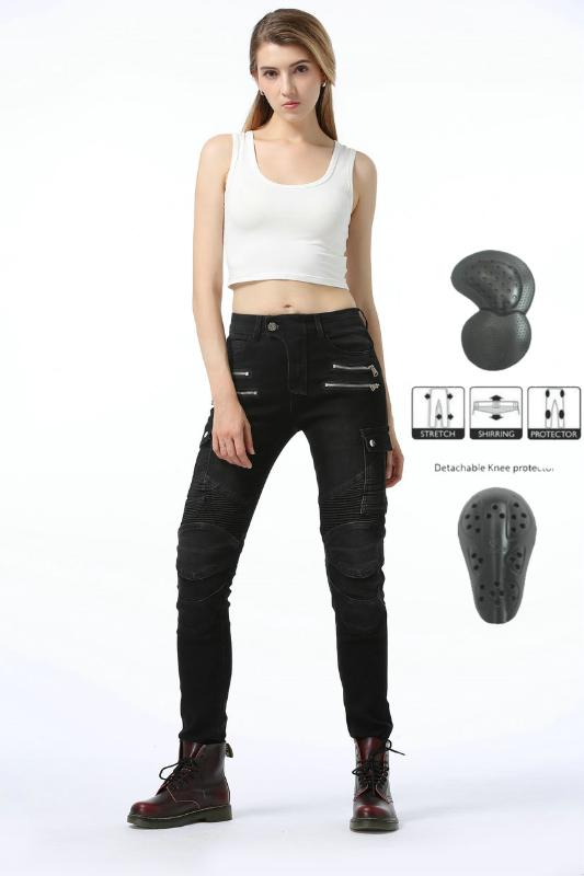 2020New Motorcycle Pants Women Moto Jeans Riding Off-road Trousers Motocross Pants Zipper Design With Protective Gear For Women
2020New Motorcycle Pants Women Moto Jeans Riding Off-road Trousers Motocross Pants Zipper Design With Protective Gear For Women