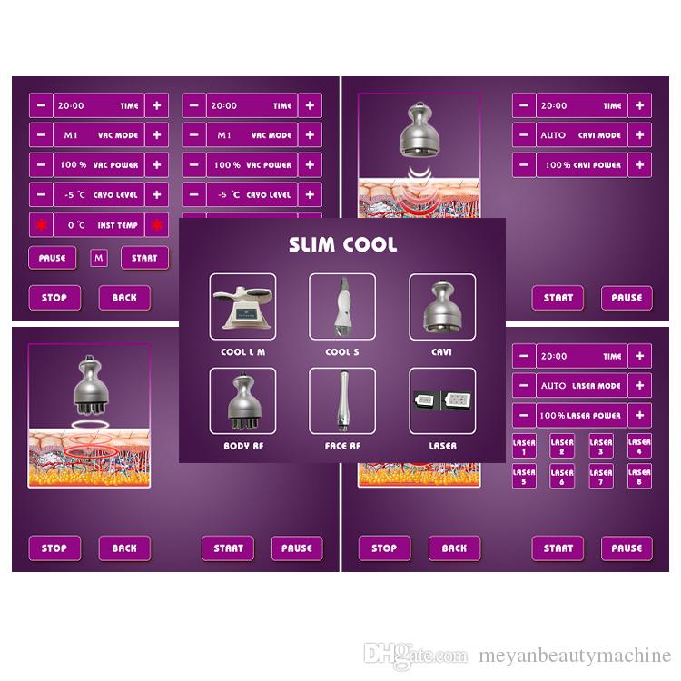 Newest 3 cryo handle cryolipolysis cryotherapy 800W ultrasonic vacuum lipo weight loss laser fat freezing shaping cavitation beauty machine