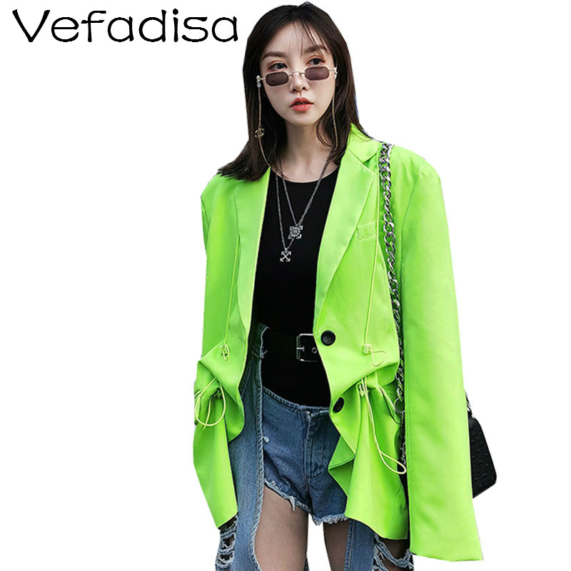 Vefadisa Fluorescent Green Women Temperament Coat 2020 Women Drawstring Coat Female Casual Solid ZQY240B
Vefadisa Fluorescent Green Women Temperament Coat 2020 Women Drawstring Coat Female Casual Solid ZQY240B